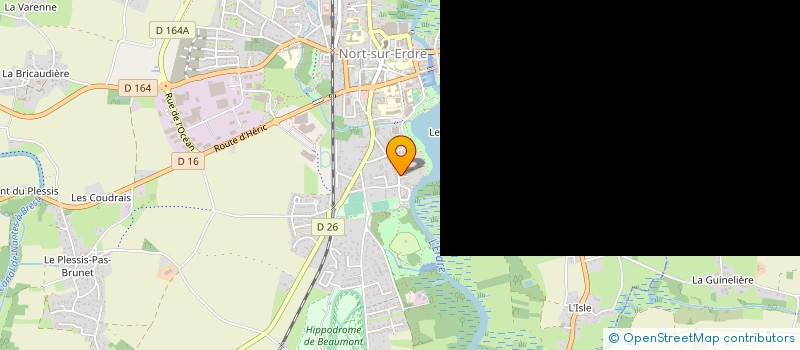 localisation de l'entreprise SCI LES VIGNES  NORT-SUR-ERDRE