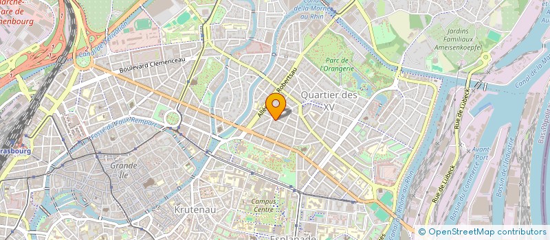 localisation de l'entreprise SCI LES VIGNES  STRASBOURG