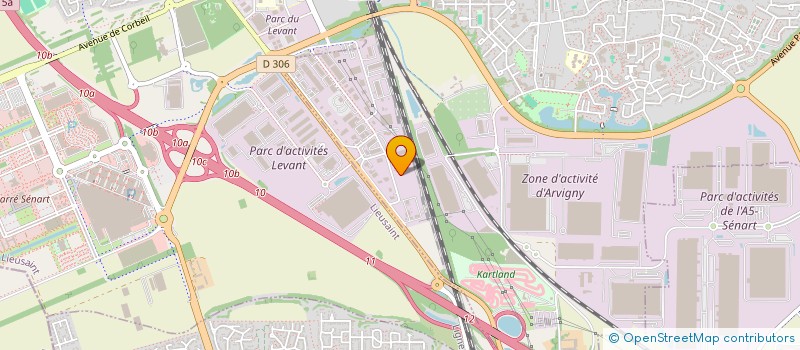 localisation de l'entreprise SCI LES VIGNES  MOISSY-CRAMAYEL