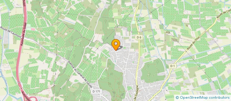 localisation de l'entreprise SCI LES VIGNES BLANCHES  CAUMONT-SUR-DURANCE