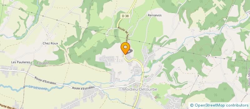 localisation de l'entreprise SCI LES VIGNES DE LAYE  MOIDIEU-DETOURBE