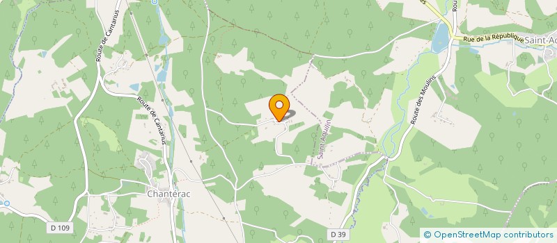 localisation de l'entreprise SCI LES VIGNES DE RABEAU  CHANTERAC