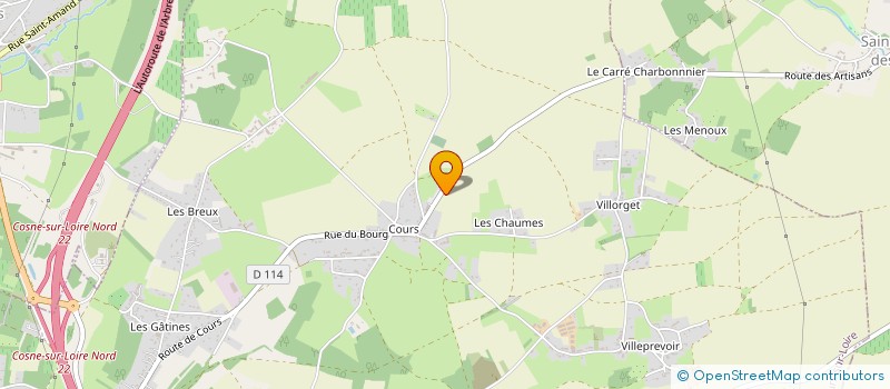 localisation de l'entreprise SCI LES VIGNES DE SAINT LOUP à COSNE COURS SUR LOIRE