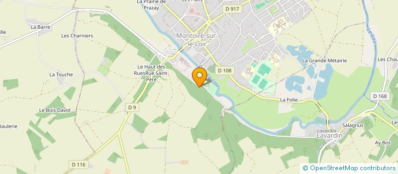 localisation de l'entreprise SCI LES VIGNES DU CHATEAU  LAVARDIN