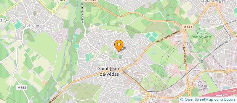 localisation de l'entreprise SCI LES VIGNES ROUSSES  SAINT-JEAN-DE-VEDAS