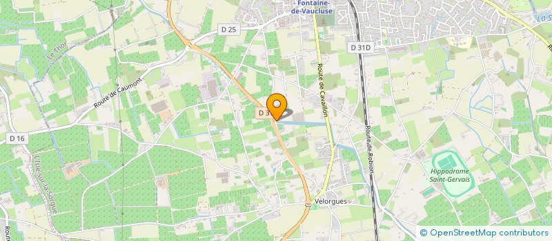 localisation de l'entreprise SCI LES VIGNESLONGUES  L'ISLE-SUR-LA-SORGUE