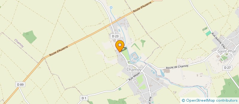 localisation de l'entreprise SCI LES VIGNETTES N 12-13  BUCHERES