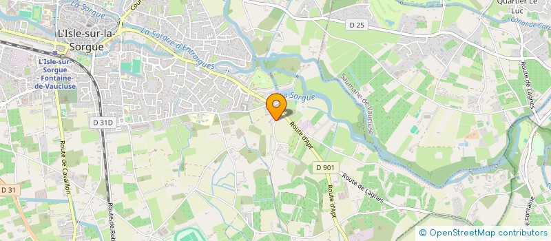 localisation de l'entreprise SCI LES VIGNIERES  L'ISLE-SUR-LA-SORGUE