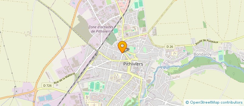 localisation de l'entreprise SCI LES VIGNOBLES à PITHIVIERS