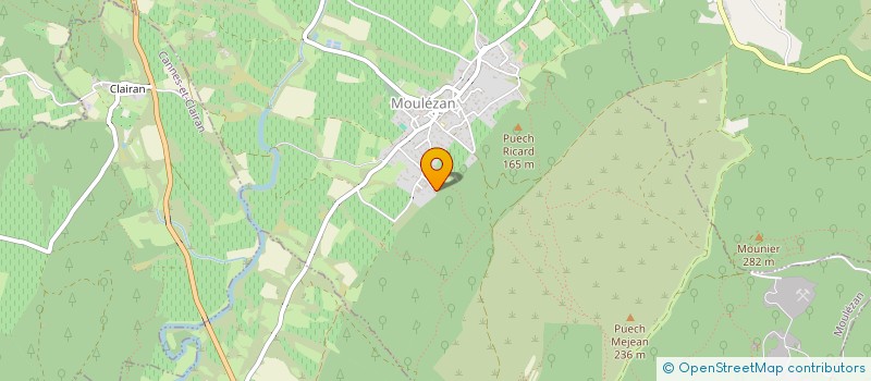 localisation de l'entreprise SCI LES VIGNOBLES  MOULEZAN