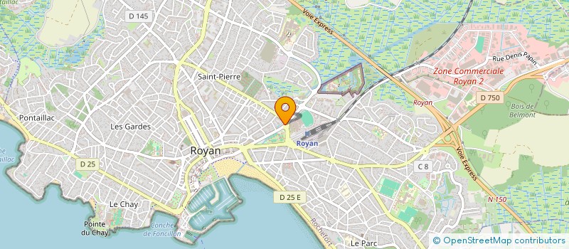 localisation de l'entreprise SCI LES VIGORES  ROYAN