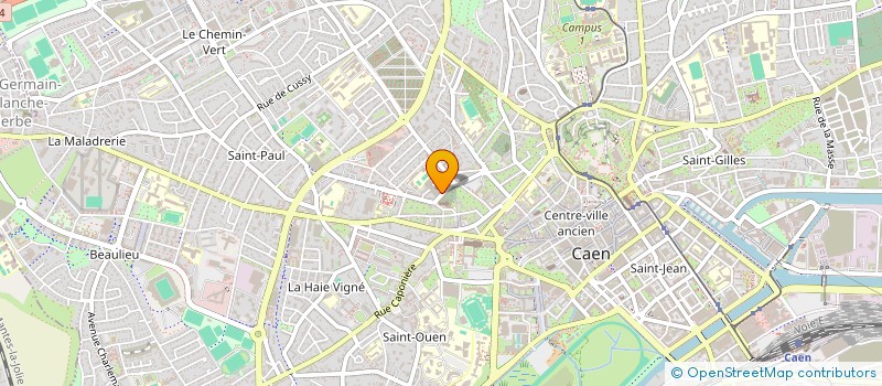 localisation de l'entreprise SCI LES VIKINGS  CAEN