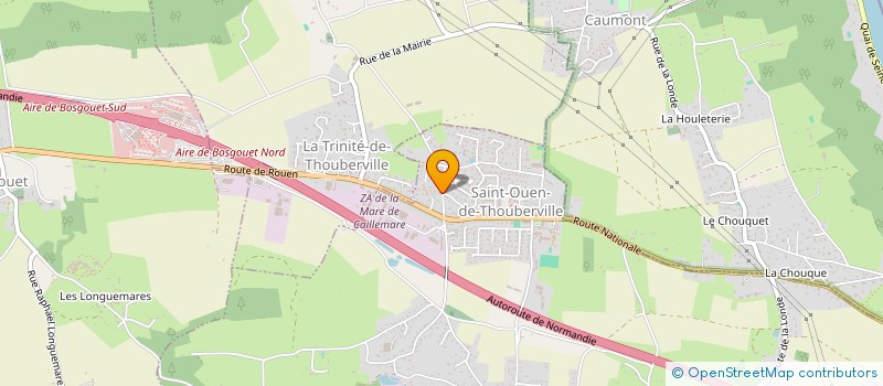 localisation de l'entreprise SCI LES VIKINGS  SAINT-OUEN-DE-THOUBERVILLE
