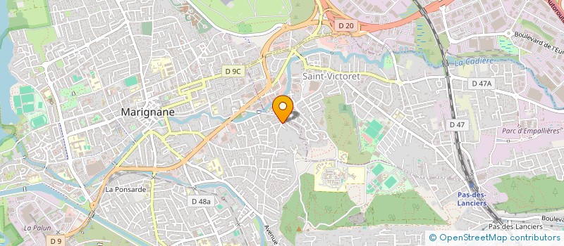 localisation de l'entreprise SCI LES VILLARDS à MARIGNANE
