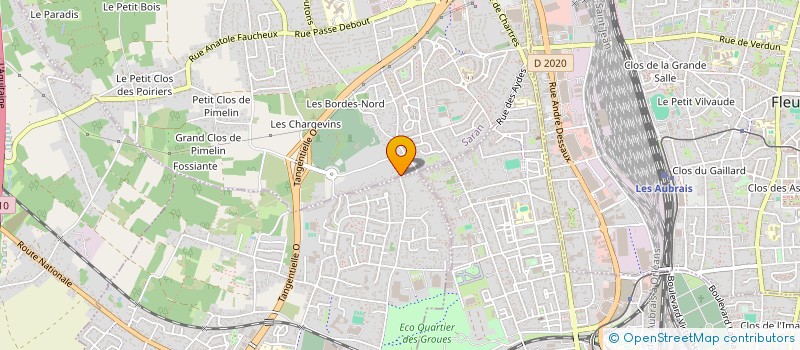 localisation de l'entreprise SCI LES VILLAS à SARAN