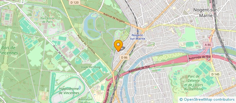 localisation de l'entreprise SCI LES VILLAS  NOGENT-SUR-MARNE