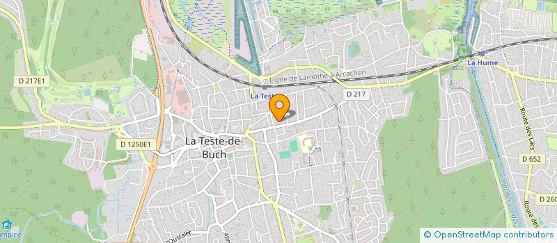 localisation de l'entreprise SCI LES VILLAS ALINE à LA TESTE-DE-BUCH