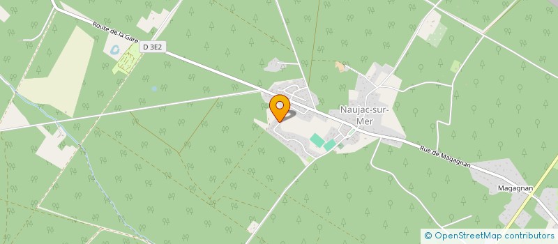 localisation de l'entreprise SCI LES VILLAS DE JADE  NAUJAC-SUR-MER