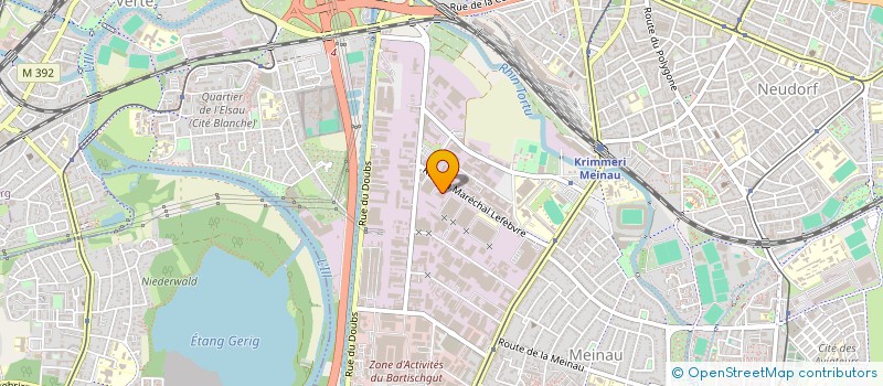localisation de l'entreprise SCI LES VILLAS DU PANORAMA à STRASBOURG