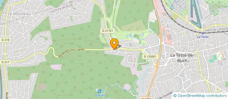 localisation de l'entreprise SCI LES VILLAS TEXEIRA à LA TESTE-DE-BUCH