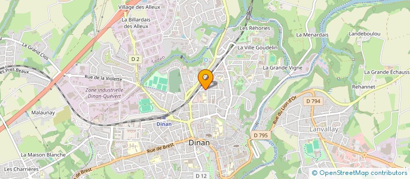 localisation de l'entreprise SCI LES VILLOTS  DINAN