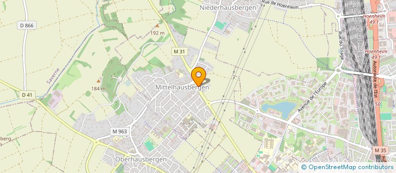 localisation de l'entreprise SCI LES VINGT HUIT  MITTELHAUSBERGEN