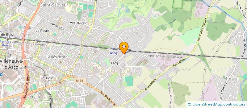 localisation de l'entreprise SCI LES VIOLETTES à VILLENEUVE-D'ASCQ