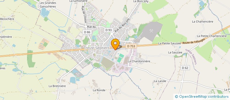 localisation de l'entreprise SCI LES VIOLETTES à TREIZE-SEPTIERS
