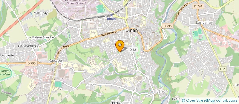 localisation de l'entreprise SCI LES VIOLETTES  DINAN