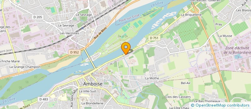 localisation de l'entreprise SCI LES VIOLETTES  AMBOISE