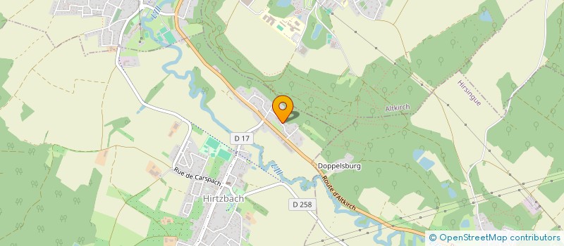 localisation de l'entreprise SCI LES VIOLETTES  HIRTZBACH