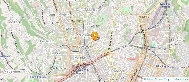 localisation de l'entreprise SCI LES VIOLETTES à NICE
