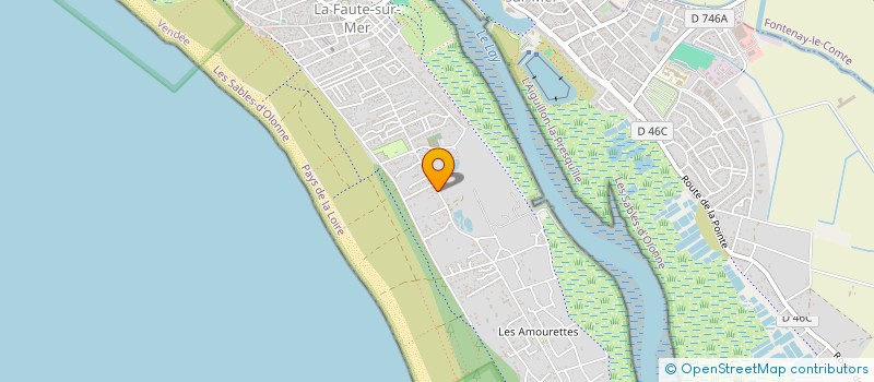 localisation de l'entreprise SCI LES VIOLETTES  L'AIGUILLON-LA-PRESQU'ILE