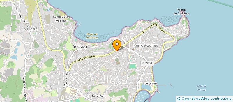 localisation de l'entreprise SCI LES VIOLETTES  PERROS-GUIREC