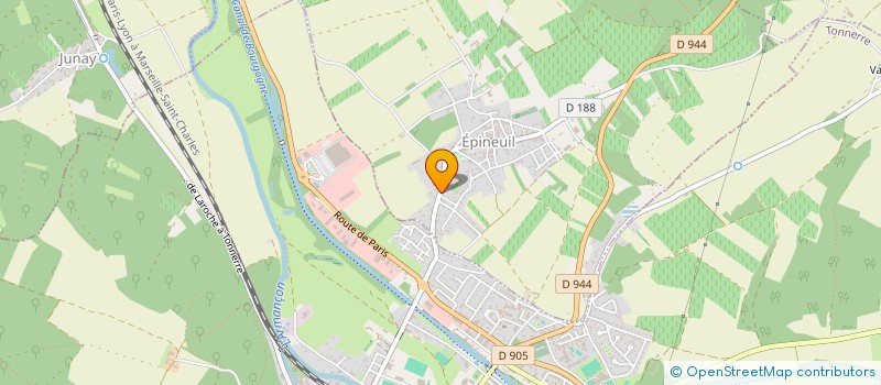 localisation de l'entreprise SCI LES VIOLETTES  EPINEUIL