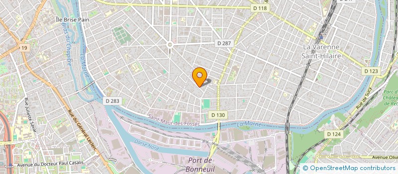 localisation de l'entreprise SCI LES VIOLETTES à SAINT-MAUR-DES-FOSSES