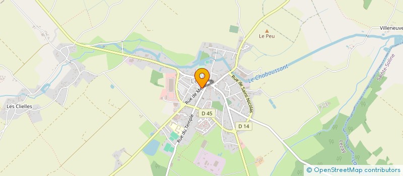 localisation de l'entreprise SCI LES VIOLETTES  LEZAY