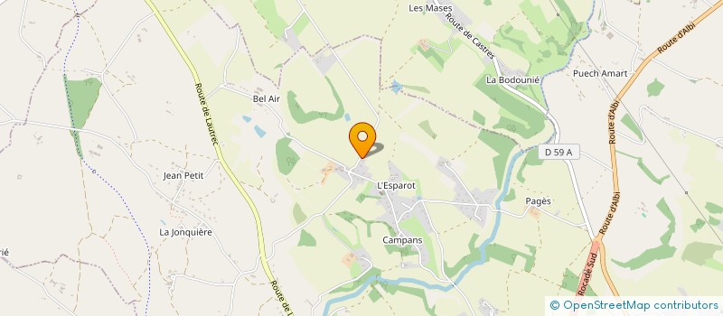 localisation de l'entreprise SCI LES VIOLETTES IMMOBILIER  CASTRES