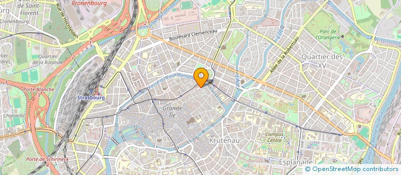 localisation de l'entreprise SCI LES VIOLETTES TOULOUSE  STRASBOURG