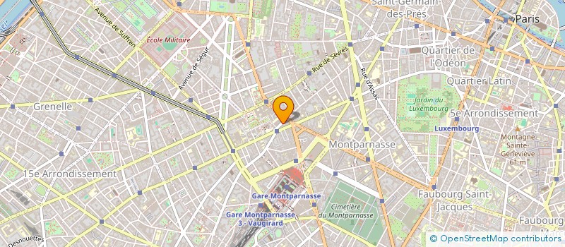 localisation de l'entreprise SCI LES VISONS  PARIS