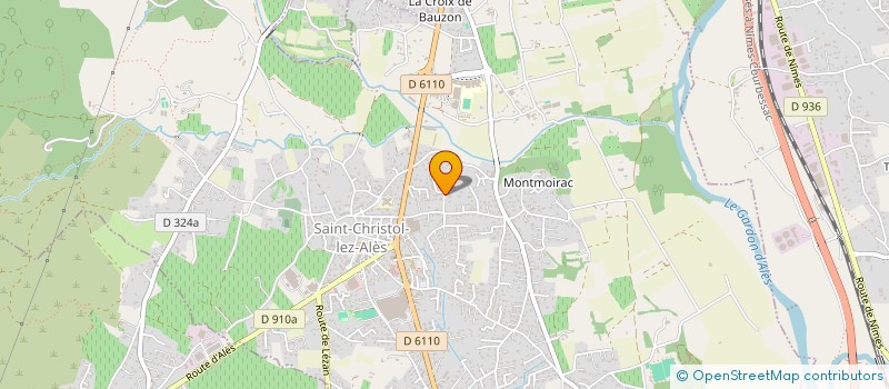 localisation de l'entreprise SCI LES VITALES  SAINT-CHRISTOL-LEZ-ALES