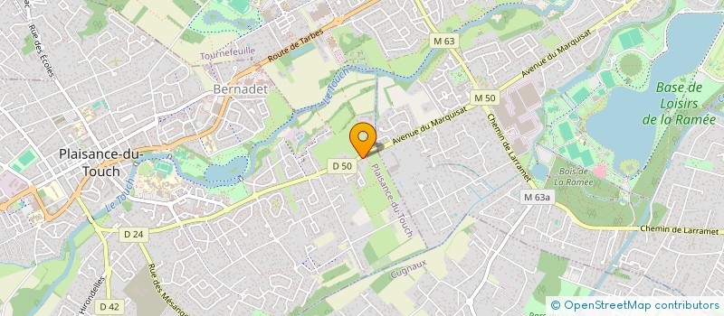 localisation de l'entreprise SCI LES VITARELLES  PLAISANCE-DU-TOUCH