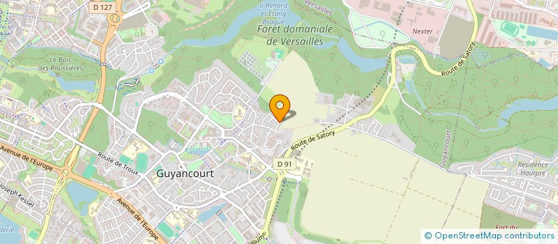 localisation de l'entreprise SCI LES VITRINES DE GUYANCOURT  GUYANCOURT