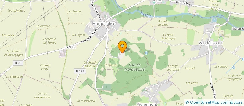 localisation de l'entreprise SCI LES VIVERETS  MARQUEGLISE