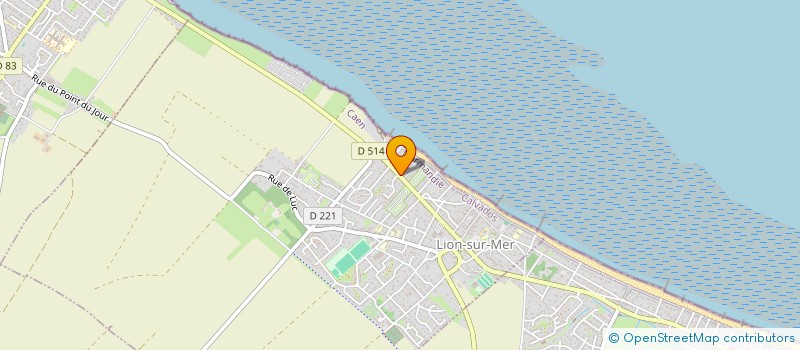 localisation de l'entreprise SCI LES VIVES TERRES  LION-SUR-MER