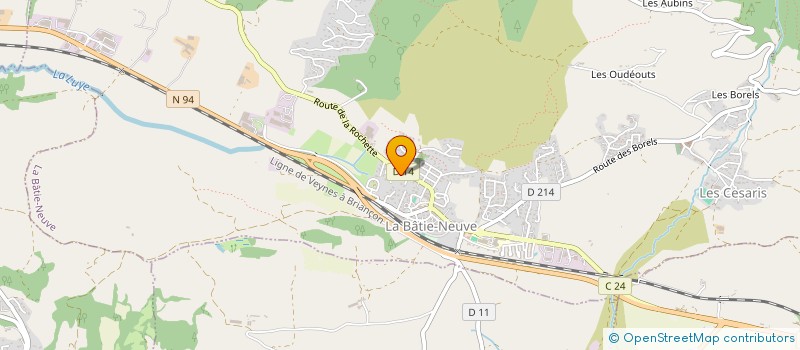 localisation de l'entreprise SCI LES VOCONCES à LA BATIE-NEUVE