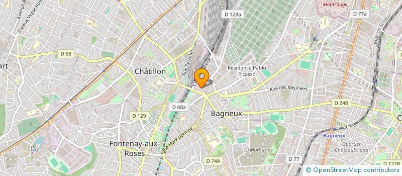 localisation de l'entreprise SCI LES VOEUX à BAGNEUX