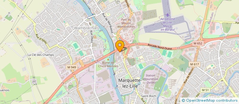 localisation de l'entreprise SCI LES VOILES  WAMBRECHIES