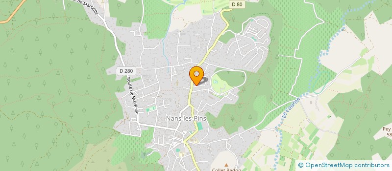 localisation de l'entreprise SCI LES VOILES D'AMG  NANS-LES-PINS