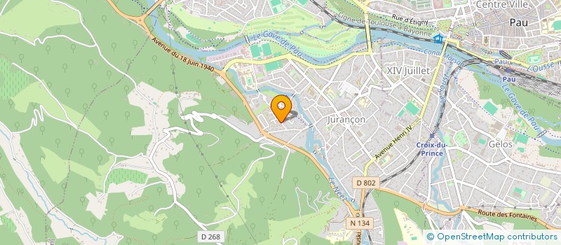 localisation de l'entreprise SCI LES VOILIERS à JURANCON